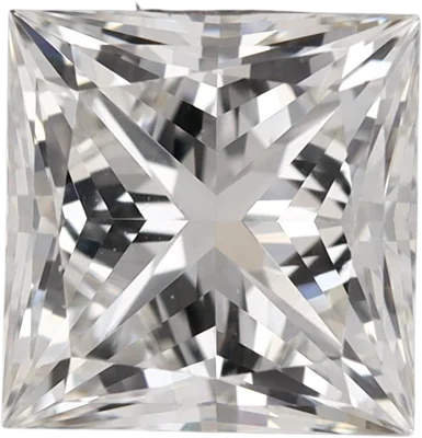 0.93 Carat G VVS2 Princess Lab Diamond