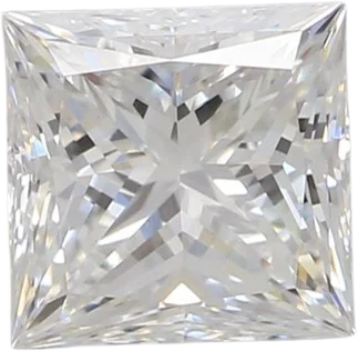 1.01 Carat E VVS2 Princess Lab Diamond