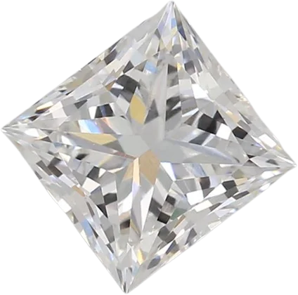 1.02 Carat D VVS2 Princess Lab Diamond