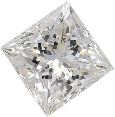 1.02 Carat E VVS2 Princess Lab Diamond