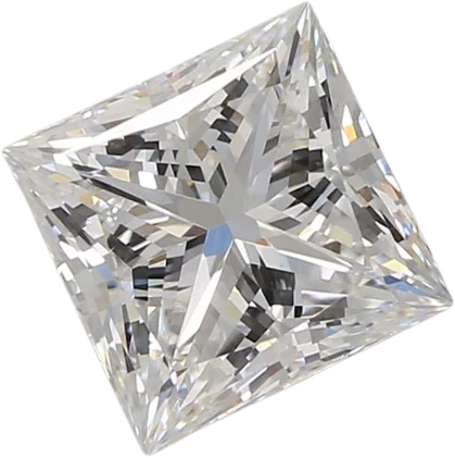 1.04 Carat D VVS2 Princess Lab Diamond