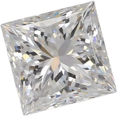 1.04 Carat D VVS2 Princess Lab Diamond