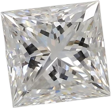 1.07 Carat F VVS2 Princess Lab Diamond