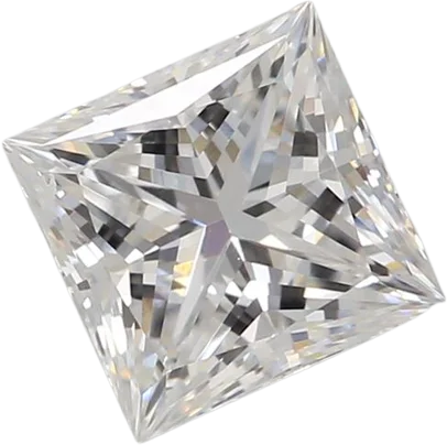 1.08 Carat E VVS2 Princess Lab Diamond