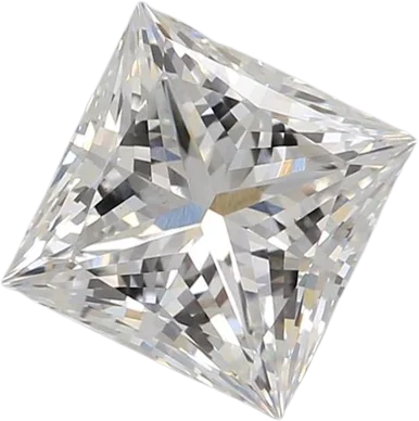 1.08 Carat E VVS2 Princess Lab Diamond