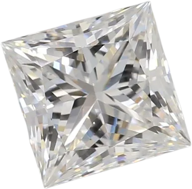 1.08 Carat E VVS2 Princess Lab Diamond