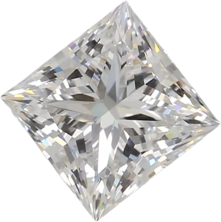 1.08 Carat E VVS2 Princess Lab Diamond