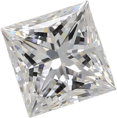 1.08 Carat E VVS2 Princess Lab Diamond