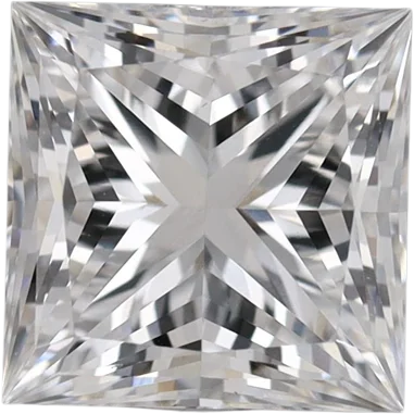 1.21 Carat E VVS2 Princess Lab Diamond