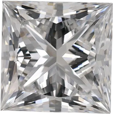 1.22 Carat E VVS2 Princess Lab Diamond