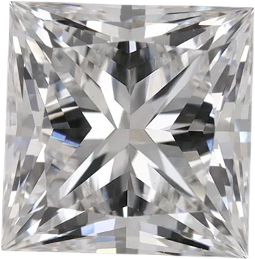 1.22 Carat E VVS2 Princess Lab Diamond