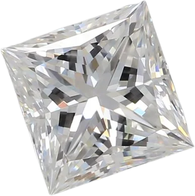 1.24 Carat G VVS2 Princess Lab Diamond