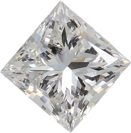 1.31 Carat F VVS2 Princess Lab Diamond