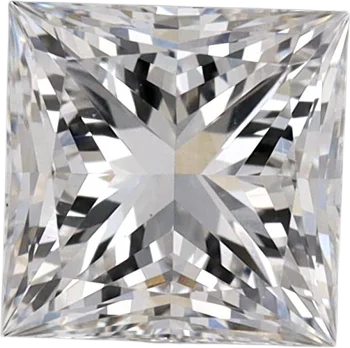 1.33 Carat E VVS2 Princess Lab Diamond