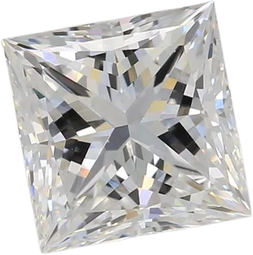 1.52 Carat E VVS2 Princess Lab Diamond