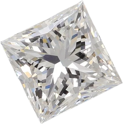 1.52 Carat E VVS2 Princess Lab Diamond