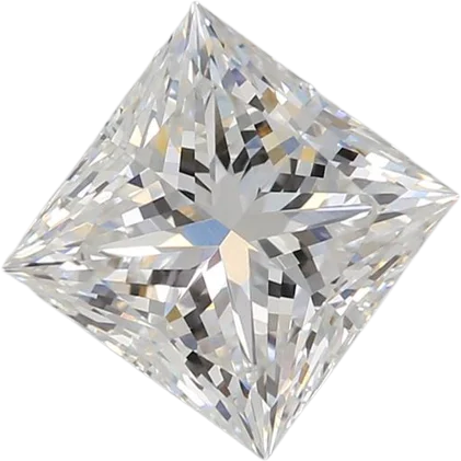 1.53 Carat E VVS2 Princess Lab Diamond