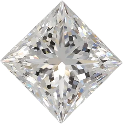 1.55 Carat E VVS2 Princess Lab Diamond