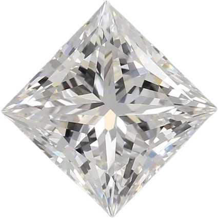 1.56 Carat E VVS2 Princess Lab Diamond