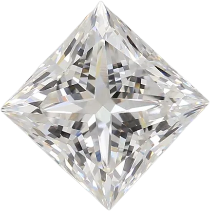 1.58 Carat E VVS2 Princess Lab Diamond