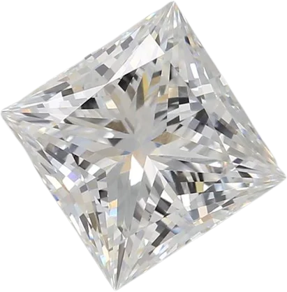 1.59 Carat E VVS2 Princess Lab Diamond