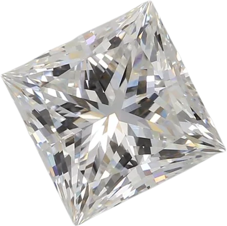 1.74 Carat F VVS2 Princess Lab Diamond