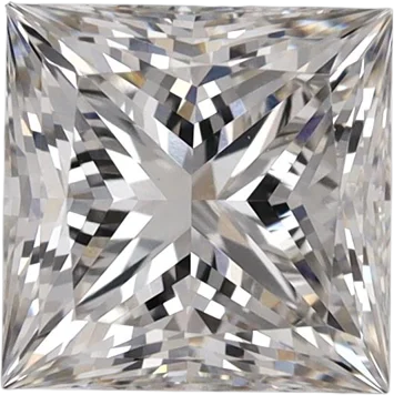 1.74 Carat G VVS2 Princess Lab Diamond