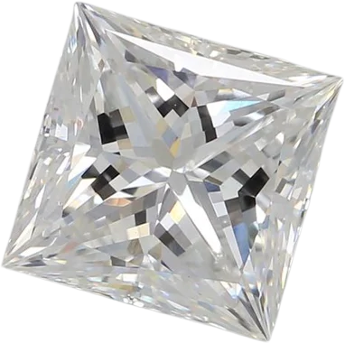 1.76 Carat F VVS2 Princess Lab Diamond