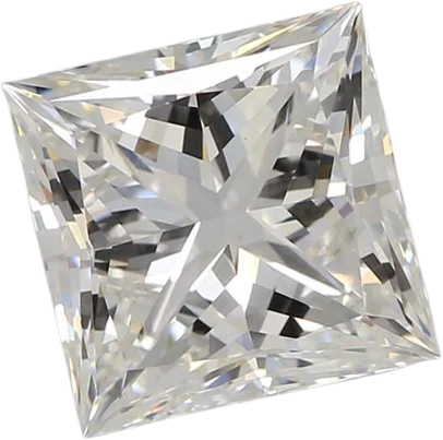 1.79 Carat G VVS2 Princess Lab Diamond