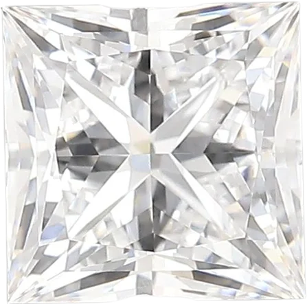 2 Carat D vvs2 Princess Lab Diamond