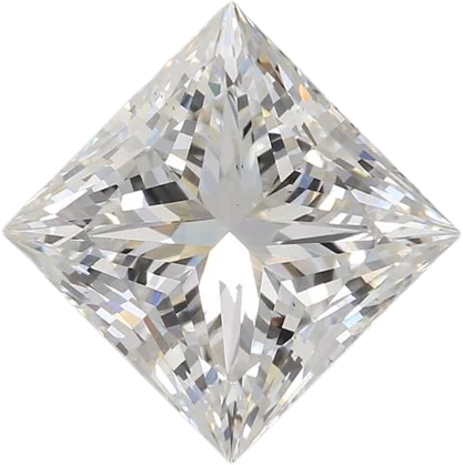 2.59 Carat F SI1 Princess Lab Diamond