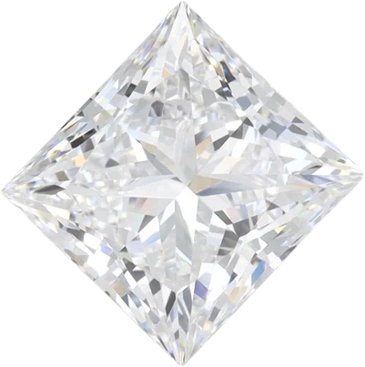 3.02 Carat D VVS2 Princess Lab Diamond