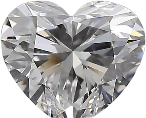 0.5 Carat D VS2 Heart Natural Diamond