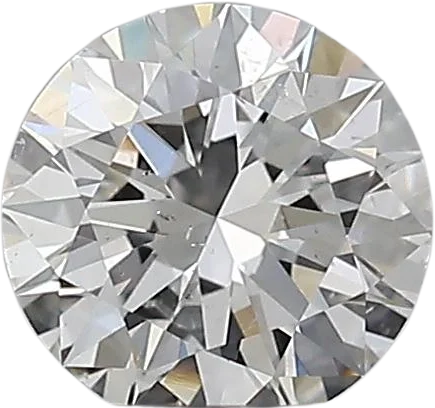 0.5 Carat F SI1 Round Natural Diamond