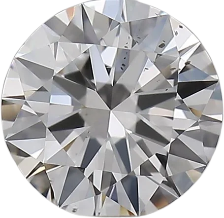 0.5 Carat F SI1 Round Natural Diamond