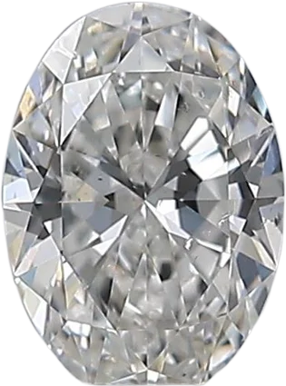 0.51 Carat F SI2 Oval Natural Diamond