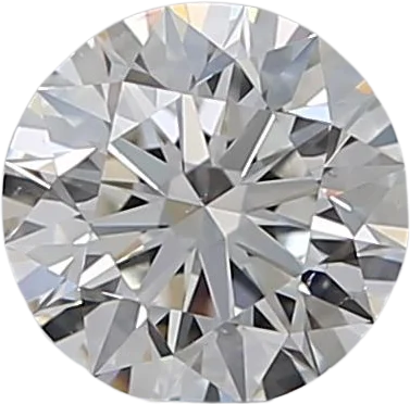 0.54 Carat H SI1 Round Natural Diamond