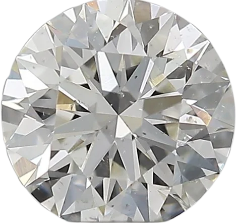 0.55 Carat H SI1 Round Natural Diamond