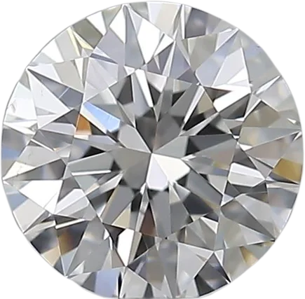 0.58 Carat F VS2 Round Natural Diamond