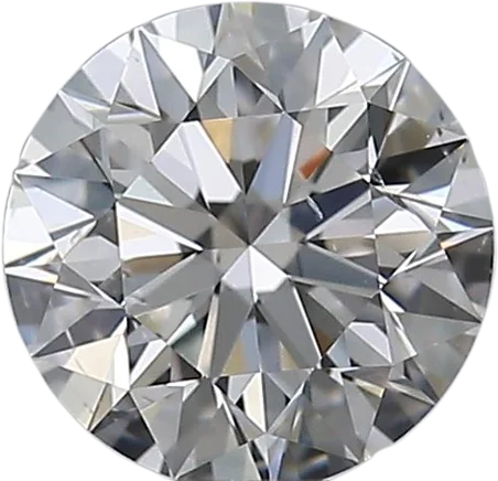 0.58 Carat H SI1 Round Natural Diamond