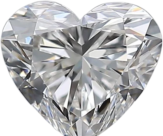 0.72 Carat F VS1 Heart Natural Diamond