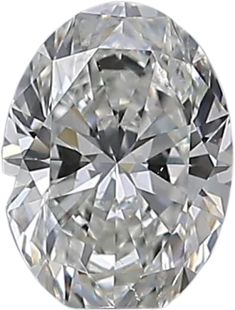 0.77 Carat G SI1 Oval Natural Diamond