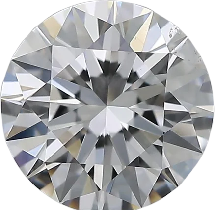 0.81 Carat F SI1 Round Natural Diamond