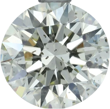 0.9 Carat N SI1 Round Natural Diamond