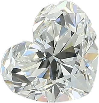 1 Carat G VVS2 Heart Natural Diamond