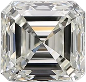 1.01 Carat J VS2 Asscher Natural Diamond