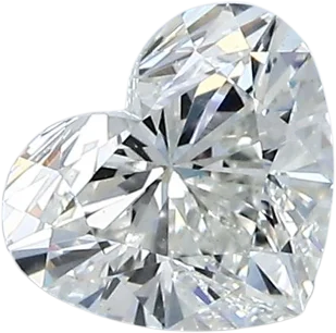 1.02 Carat H SI1 Heart Natural Diamond