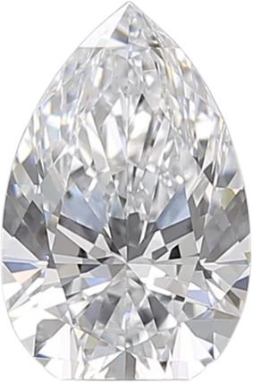 1.13 Carat D VVS2 Pear Natural Diamond