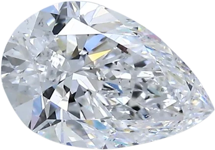 1.2 Carat D SI1 Pear Natural Diamond