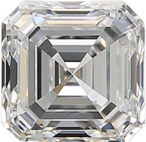 1.5 Carat H VVS1 Asscher Natural Diamond